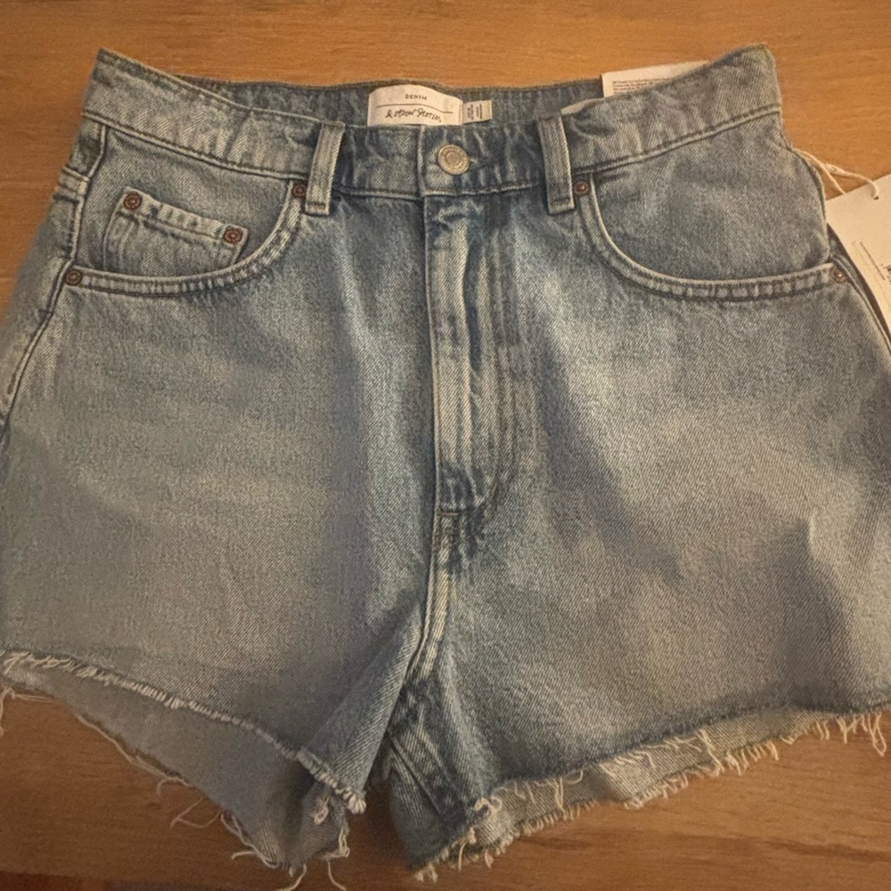 & Other Stories denim shorts